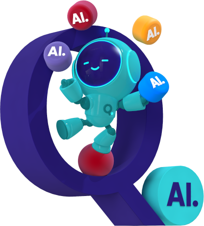Q, the Qognity bot, juggling